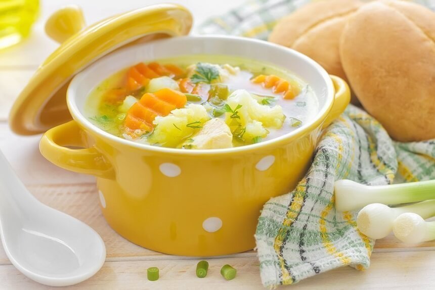 из капусты можно приготовить суп для малыша